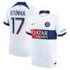 Oficiální Fotbalový Dres Paris Saint-Germain Vitinha 17 Hostující 2023-24 pro Muži